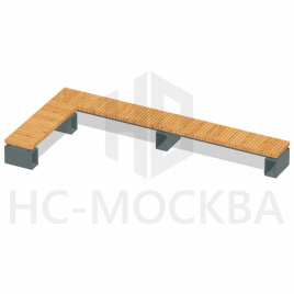Скамья угловая Тип 2