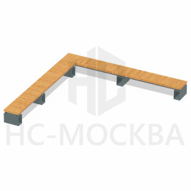 Скамья угловая Тип 3